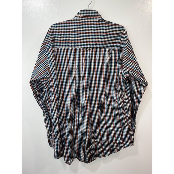 Duck Head Mens Dress Shirt Long Sleeve Plaid Button Down Collar Large - Picture 2 of 6